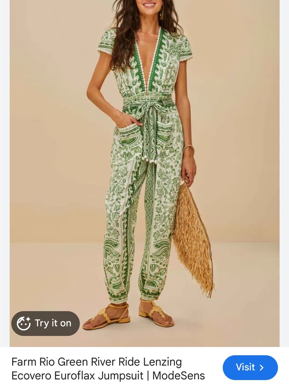FARM Rio RIVER RIDE GREEN
JUMPSUIT - Picture 4 of 12